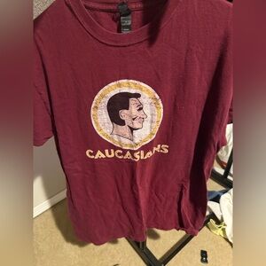 Comedic Washington “Caucasians” Graphic T-Shirt